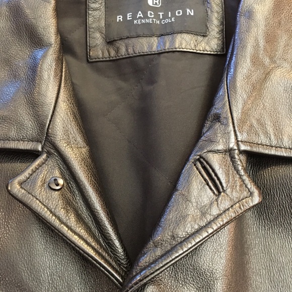 Kenneth Cole Reaction Leather Jacket - Picture 7 of 9
